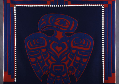 "Eagle Heart II" Button blanket robe Private Collection Portland, OR ©2006 Clarissa Rizal