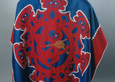 "Athapascan Fiddler Festival" Button blanket robe Collection of Doyon, Inc. Fairbanks, AK © 2004 Clarissa Rizal