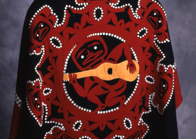 "Spirit of Music" Button blanket robe Collection of Smithsonian Institute, DC ©1994 Clarissa Rizal