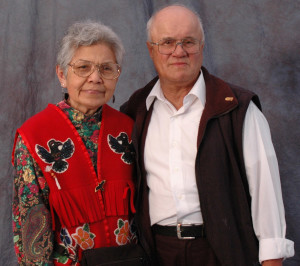 Clarissa's  mother and father, William and Irene Lampe - 2004 - photo by Pizzarelli & Rizal